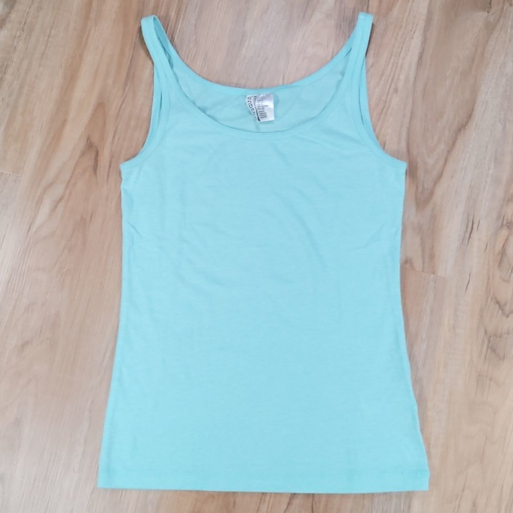 🔺️H&M Divided Tiffany Blue Stretch Sleeveless Top Small